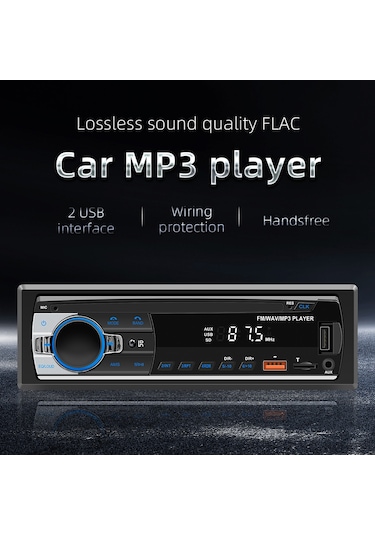 Springsun Oto Mp3 Çalar Jsd-530l: Bt 5.1, 45wx4 Çıkış, Fm Radyo, Karta Takılabilir, 12-14.4v,无损 Ses, Kolay Kurulum Şarj Aleti Ve Pil Yok