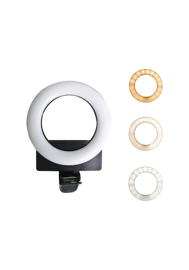 Nettech Xm666-1 Üç Ton Led Telefon Üstü Mini Ringlight