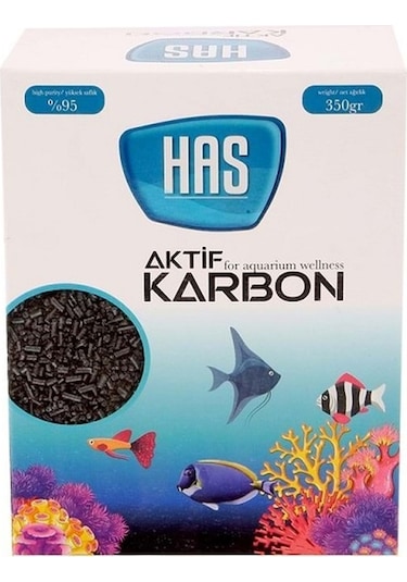 Has Aktif Karbon Carbon Akvaryum Filtre Malzemesi 350 G
