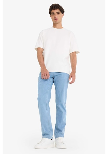 Defacto Sergio Regular Fit Normal Bel Boru Paça Jean Pantolon F5646ax25aunm39 Mavi Defacto Sergio Regular Fit Normal Bel Boru Paça Jean Pantolon F5646ax25aunm39 Mavi