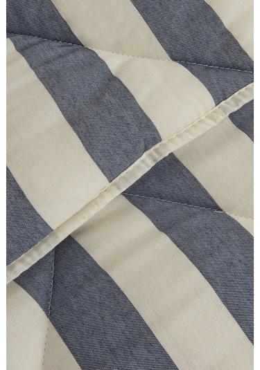 Karacahome Sarah Anderson Barlet Çift Kişilik Comfort Uyku Seti Çizgili Mavi