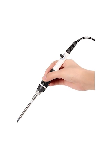 T12 Elektrikli Havya Dc 75w Elektrikli Havya 12-24v 75w Ayarlanabilir Sıcaklık Kaynak İstasyonu Aracı, Elektrikli Havya