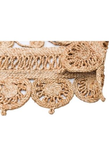 Eko Halı Solo Jüt Ca-109 Natural Oval Dekoratif Jüt Kilim Bej