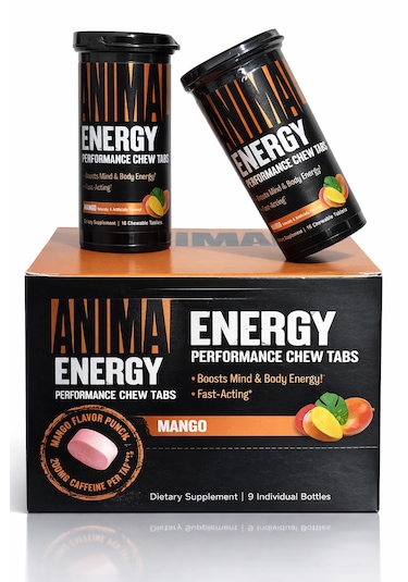 Universal Nutrition Animal Energy Preworkout Boosts Mind 16 Chews X 9 Bottle Karışık