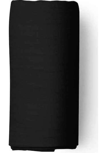 Maki Siyah 90X190 Tek Kişilik Lastikli Çarşaf Takımı