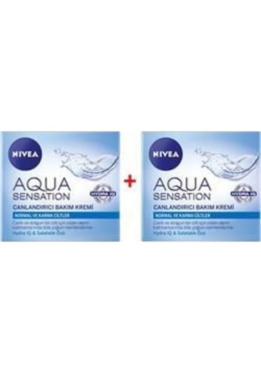 Nivea Aqua Sensation Canlandırıcı Bakım Kremi 2 x  50 ML