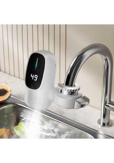 Maoyaya Suntek Elektrikli Musluk Hızlı Isıtma Ofis Banyo .