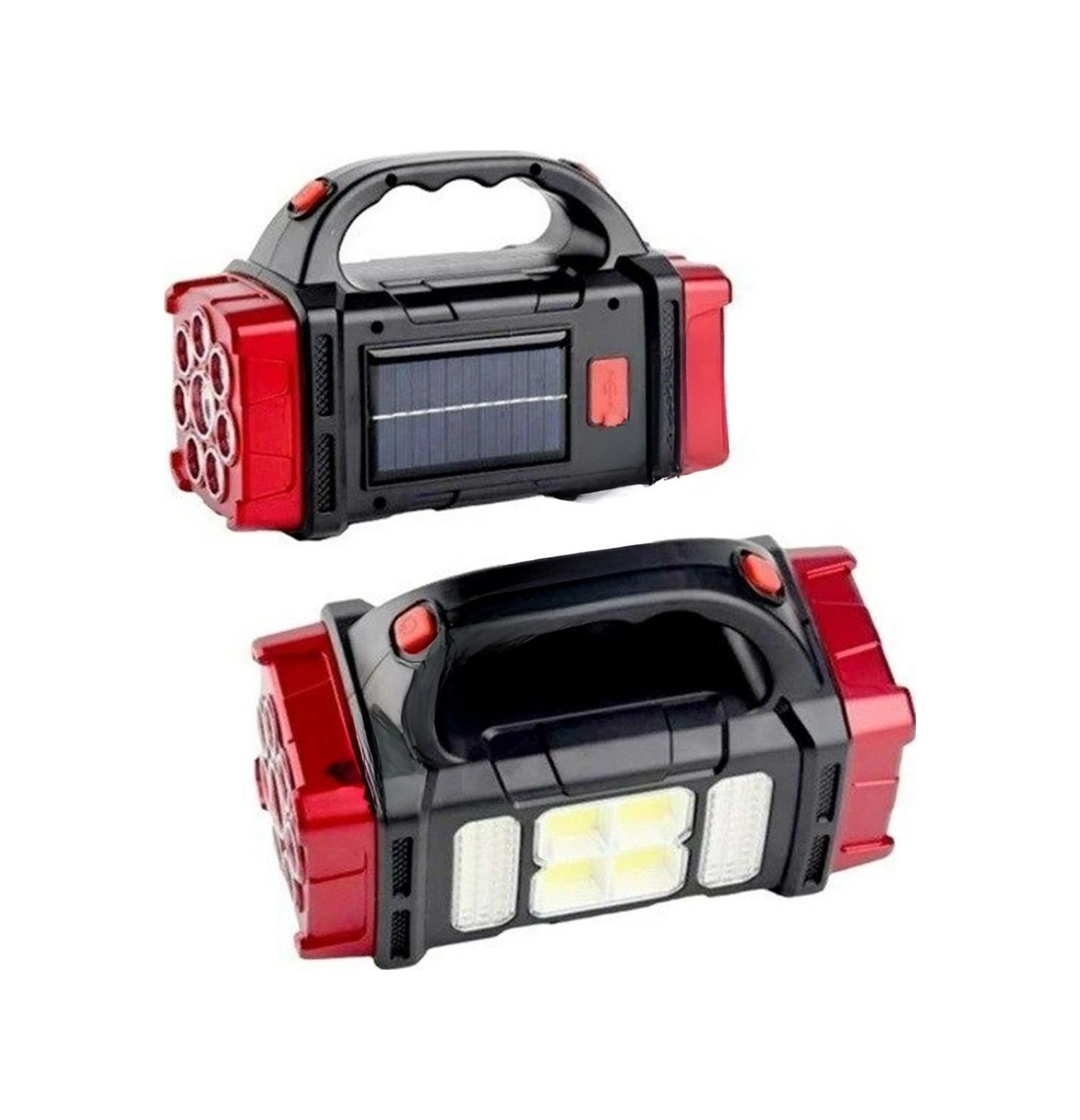 Sıladanal Çok Fonksiyonlu Elde Güneş Enerjili Lamba - 38w Siyah