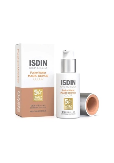 Isdin Fotoprotector Fusion Water Magic Repair Color Spf 50 50 ML