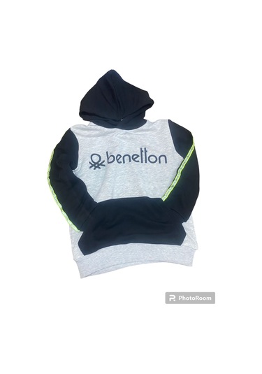 Benetton Çocuk Sweat Siyah Siyah