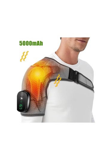 Willowhaven Gri Kablosuz Isıtmalı Masaj Pedi Ve Titreşimli Masaj Aleti Gri