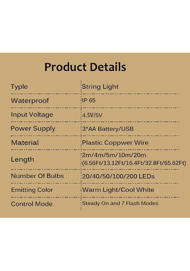 Led Dize Işıklar Pil Usb Powered Açık Bakır Tel Peri Işıklar Yeni Yıl Partisi Ev Düğün Bahçe Dekorasyon Için Noel Çelenk Usb Power 10m Sıcak Beyaz