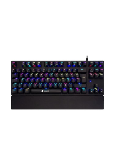 GAMEBOOSTER GM10B TACTIC RGB BILEKLIKLI 88 TUŞ MEKANIK OYUN KLAVY