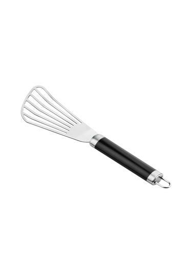 Icon Black Sılver Omlet Spatula Paslanmaz Çelik