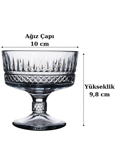 Paşabahçe 51749 Elysia Dondurmalık Kase 250 CC 12'li