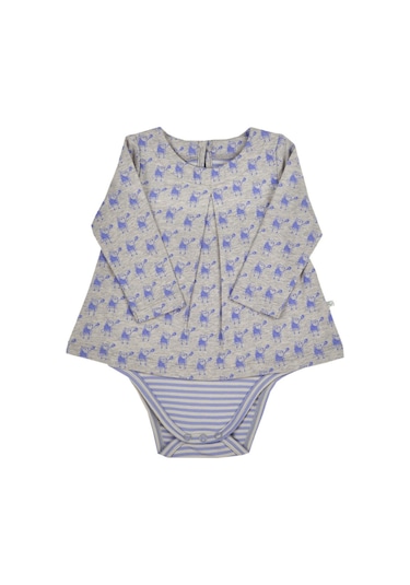 Organicera Organicera Organik Tunik Body,Mor Çok Renkli