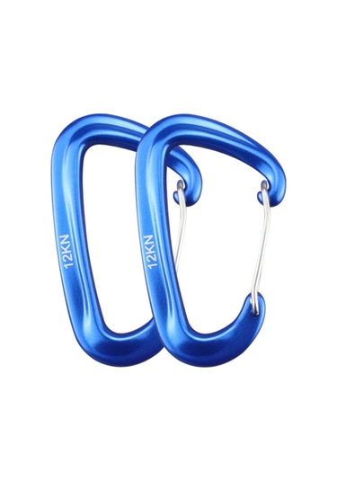 Novahub 6 Adet 12kn Dayanıklı Alüminyum Karabina - Kamp, Hiking Ve Ev Kullanımı İçin Çok Renkli, Küçük Boyutlu Çok Renkli