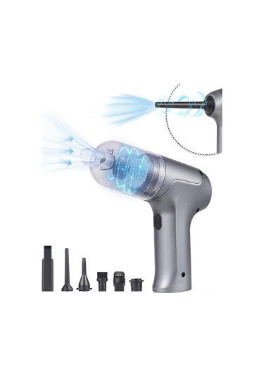 Yifomall 13000pa Güçlü Emiş Ve Üfleme Özellikli Kablosuz El Tipi Elektrikli Süpürge, 120w Taşınabilir Şarjlı Araç Ve Ev Kullanımı İçin