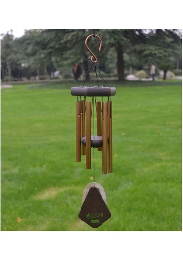 Rüzgar Çanları Dış Derin Ton İçin Rüzgar Çanları, Anıt Windchimes Bahçe Ev Yard Asma Dekor Hediyeleri Bahçe Dekoru İçin Hediyeler Gümüş, Boyut: 50cm