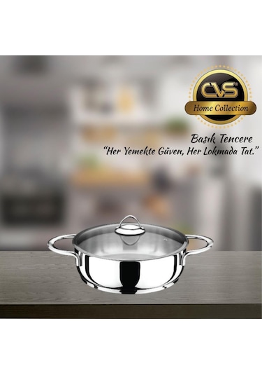 Cvs Dn 20043 Elit Platin Kulp 24 Cm Basık Tencere Metal