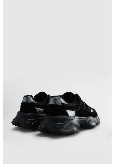 Lufian Mery Kadın Sneaker Ayakkabı Siyah Siyah 122230036100100 Siyah