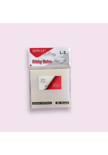 Homix Yapışkanlı Şeffaf Post-ıt Not Kağıdı L-3