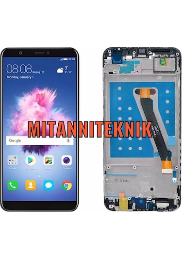 Huawei P Smart 2018 Lcd Ekran Dokunmatik Çıtalı (414701405)