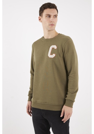 Boston Haki O-yaka Sweatshırt Haki