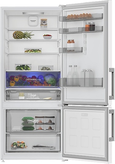 Grundıg GPKND 552 551 L Duo No-frost Alttan Donduruculu Buzdolabı Beyaz