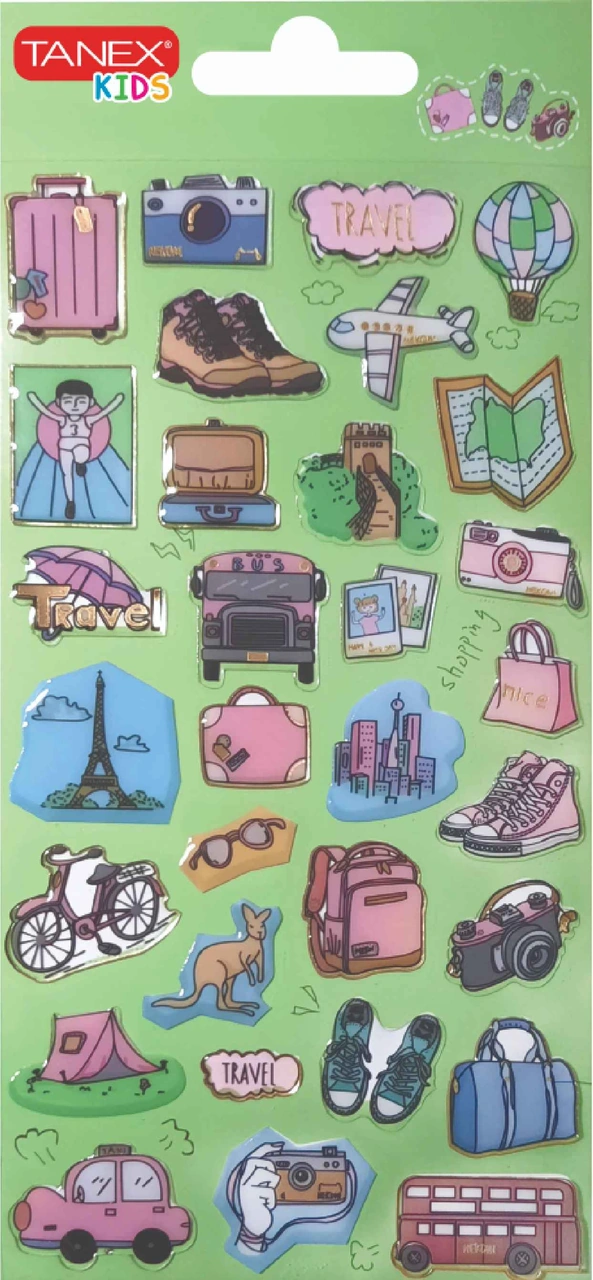 Tanex Şeffaf Kristal-6 Serisi Etiketi Tnx-26506