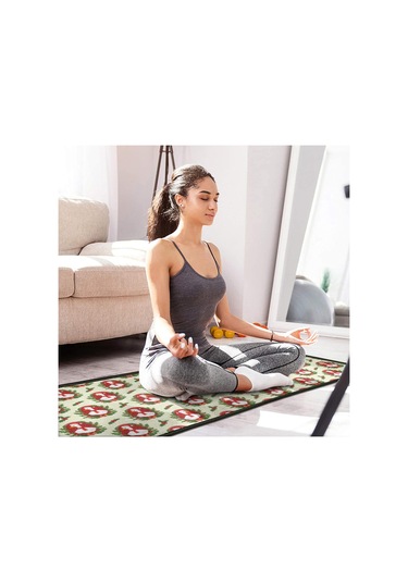 Noel Desenli 2'li Mutfak Matı, Anti-yorgunluk, Yastıklı Ve Kaymaz, Mutfak Ve Ofis İçin Noel Baba Noel Ördeği