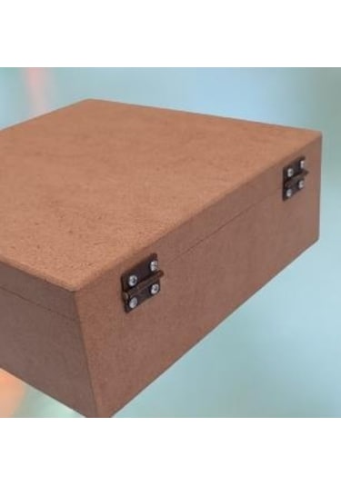 Hobi Dekoratif Model Takı Kutusu Bölmeli Ahşap HAM MDF El Yapımı