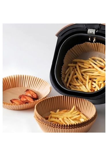 Air Fryer Pişirme Kağıdı 100 Adet Hava Fritözü,yuvarlak Model