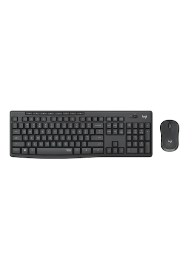 Logıtech Mk295 Siyah, 920-009804, Kablosuz, Türkçe Q, Klavye Mouse Set Lazer