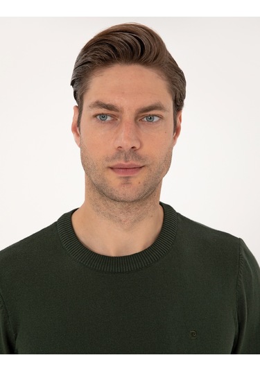 Pierre Cardin Erkek Koyu Haki Kazak /triko 50314192-vr111 Koyu Haki