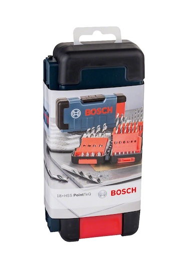 Bosch HSS PointTeQ 18 Parça Toughbox Metal Delme Set - 2608577350