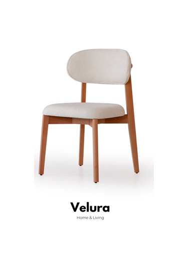 Vera Yemek Odası Takımı Yemek Masası + 4 Adet Sandalye Beyaz