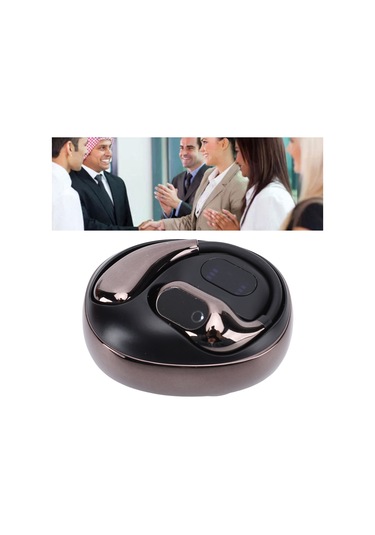 Konesam Aı Çeviri Bluetooth Kulaklık, 80 Dil Simultane Çeviri, 5 Saat Pil, Konforlu Kulağa Takılabilir, Stereo Ses, Siyah Silah Rengi