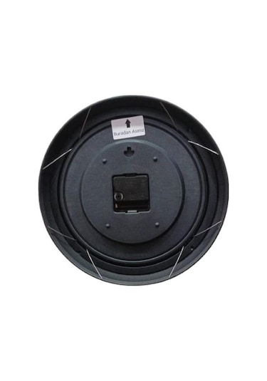 Regal 4290 Bwr Özel Seri Metal Kasa Akar Sessiz Saniyeli Duvar Saati Çok Renkli