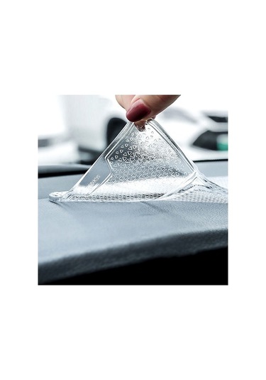 Ulzyvf Baseus Çok Amaçlı Araç Telefon Tutucu - Yıkanabilir Nano Kauçuk Ped, Duvar/masa Yapışkanı Şeffaf Şeffaf