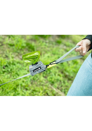 Beeztees Köpek Dışkı Toplama Poşeti Taşıma Çantası, Gri, 7,5x3,5x