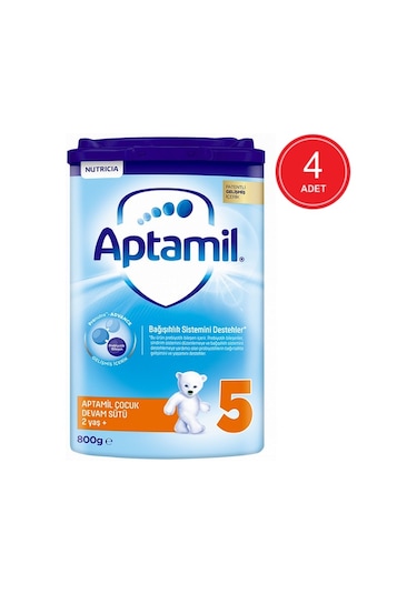 Aptamil 5 Çocuk Devam Sütü 800 G 4 Adet