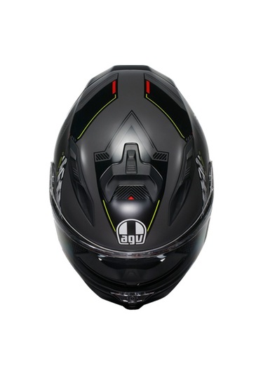 Agv K7 Mplk Kyber Motosiklet Kaskı Mat Gri - Neon Sarı