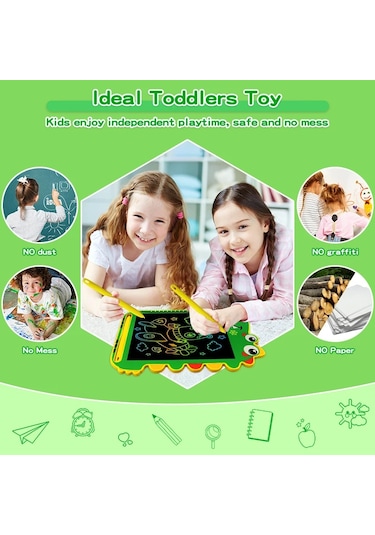 Dinozor Lcd Yazma Tableti 8.5 İnç Sıcak Satış Dijital Yazma Tablet Fabrika Fiyat Elektronik Çizim Ku Yeşil