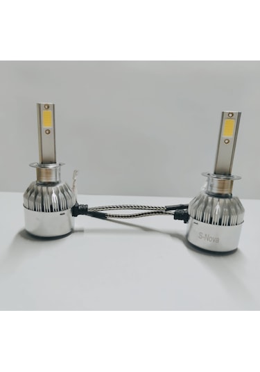 Supernova Buz Mavi H1 Simsek Etkili Zenon Cob Led Xenon Led Headl
