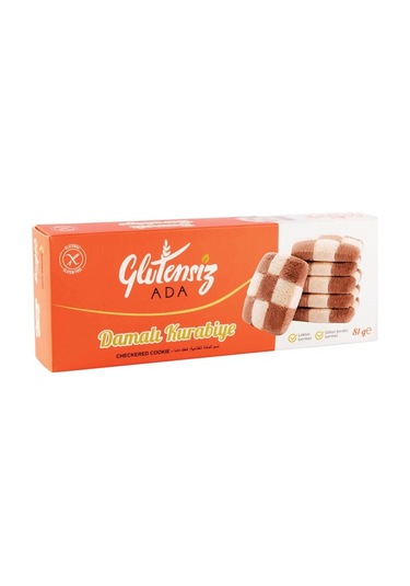 Ada Glutensiz Damalı Kurabiye 81 G
