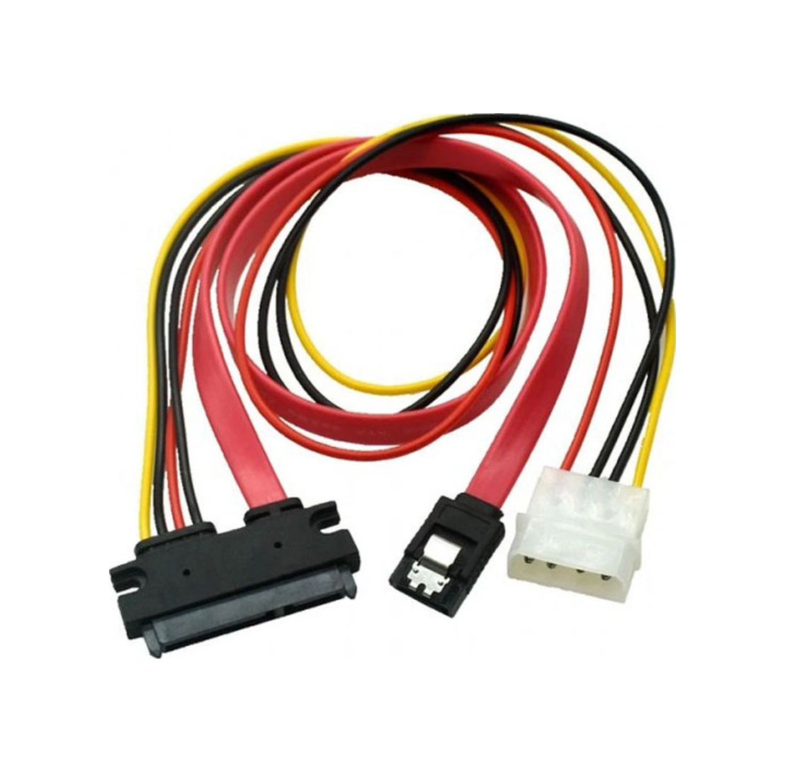Sata Data15+7 Pin To 7pin Sata 4 Pin Ide Molex Power Kablosu 90cm