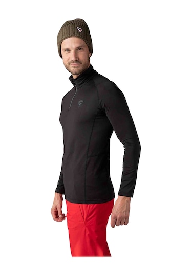 Rossıgnol Rossignol Classique 12 Zip Erkek Siyah İçlik Üst Blk