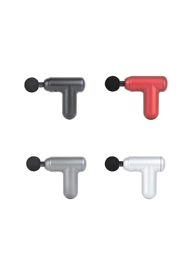 Artfulabode Titreşimli Masaj Tabancası, Mini Kırmızı J12a Fasya Düğme Sones Çok Renkli