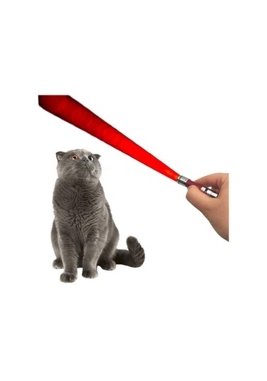 Seçkin Trend 3 Fonksiyonlu Kırmızı Beyaz Işıklı Led Lazer Kedi Köpek Oyuncak Anahtarlık Çok Renkli